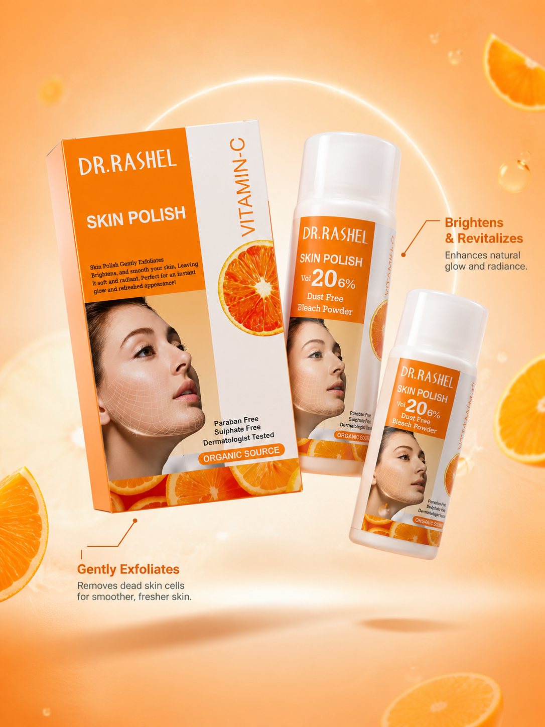 Vitamin-C Skin Polisher for Glowing Skin