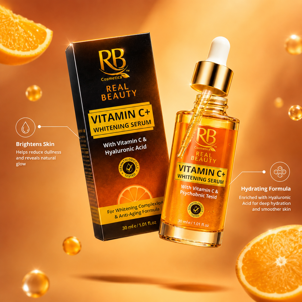 Vitamin C+ Whitening Serum for Glowing Skin Pakistan