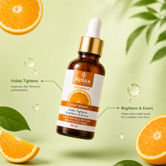Relax Vitamin C Serum 30ml Skin Brightening Anti Aging