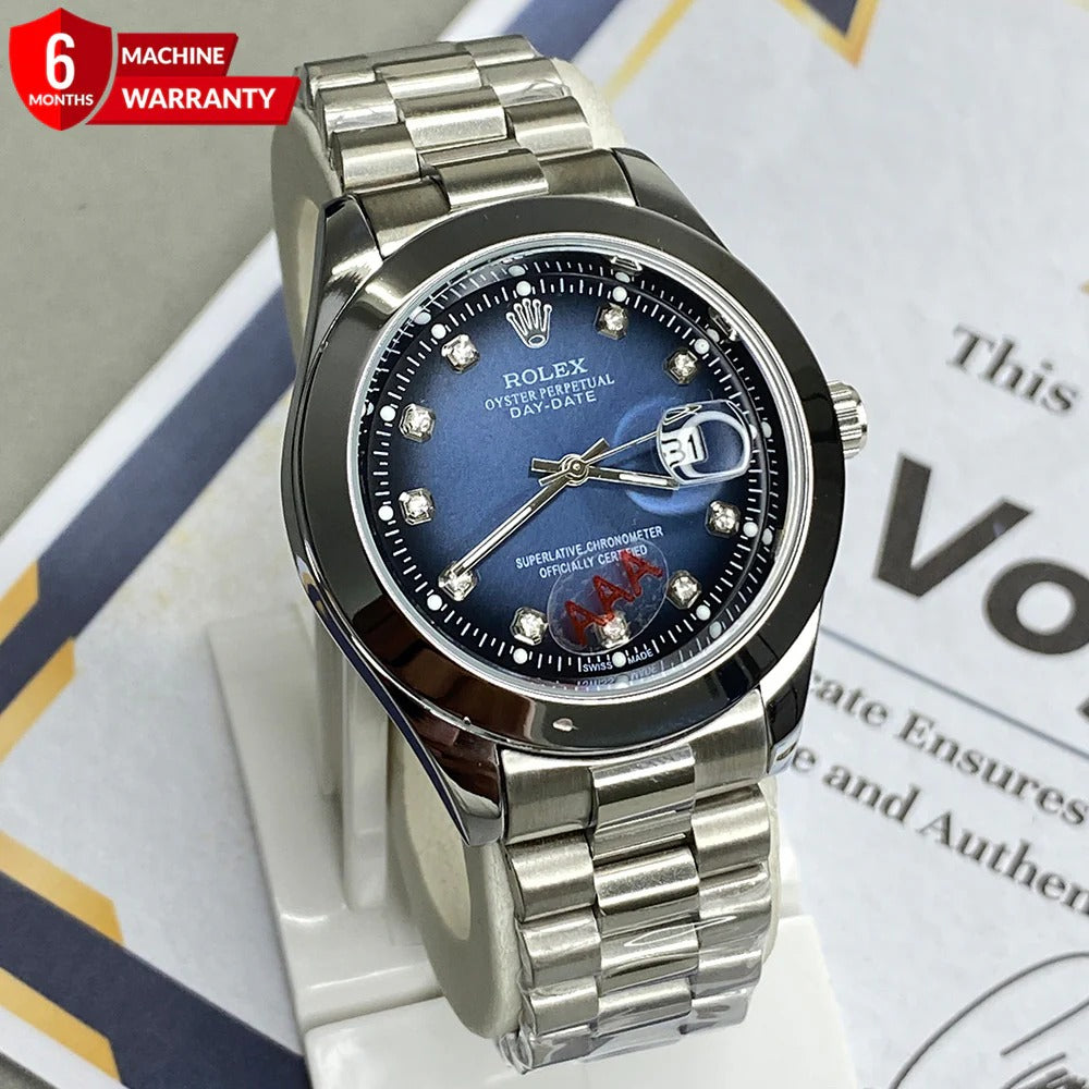 R0LEX Swiss Made Perpetual Luxury Chain Watch For Men
